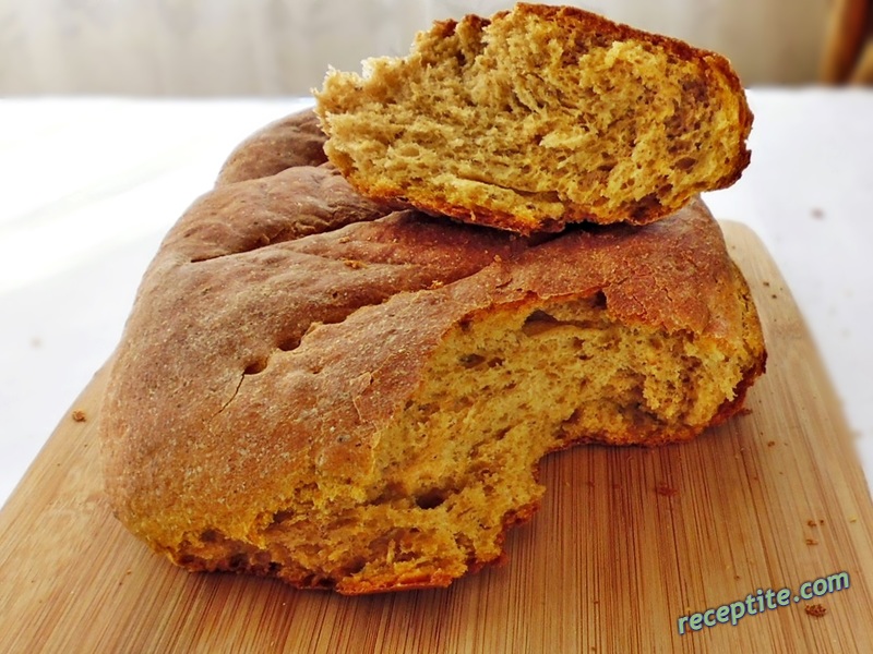 Снимки към Хляб с тиква и слънчогледово (тиквено) семе