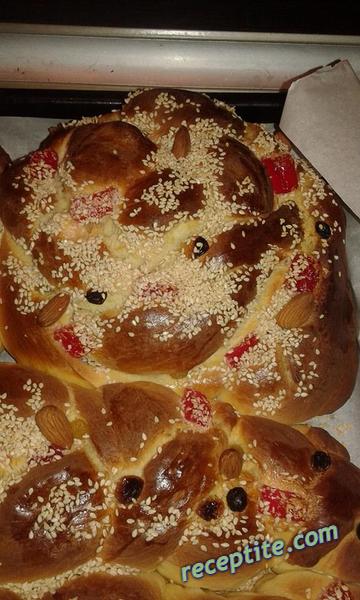 Снимки към Козунак на конци