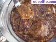 снимка 1 към рецепта Задушено филе с лучен сос
