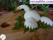 снимка 6 към рецепта Лебеди от яйца