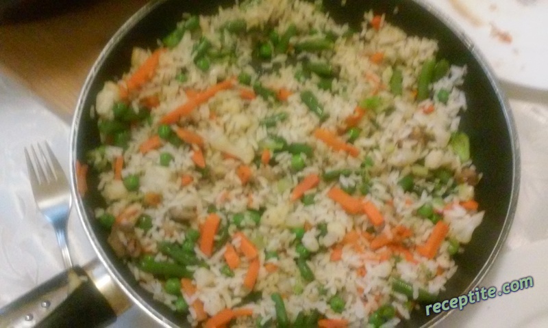 Снимки към Ориз със зеленчуци