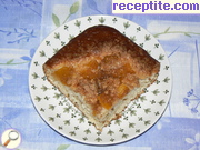 снимка 2 към рецепта Сладкиш с праскови и амарети