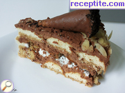 снимка 16 към рецепта Шоколадово-сметанова торта