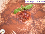 снимка 10 към рецепта Бишкотен сладкиш с извара и течен шоколад