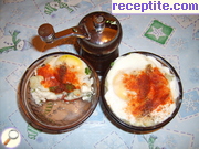 Шунка и яйца със спанак на пара (Eggs en cocotte)