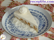 снимка 1 към рецепта Желиран сладкиш с праскови и извара