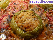 снимка 1 към рецепта Пълнени чушки с ориз и зеленчуци на фурна