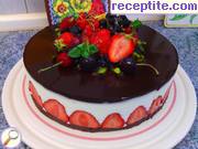снимка 2 към рецепта Торта Ани с маскарпоне и ягоди