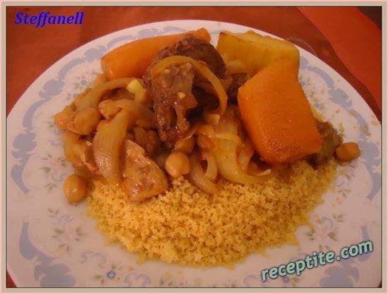 Снимки към Месо с кус-кус и зеленчуци
