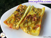 снимка 4 към рецепта Пълнени тиквички с яйца и сирене