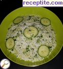 Оризова салата с краставица