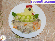 снимка 1 към рецепта Пиле със сос Бешамел