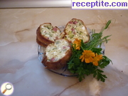 снимка 2 към рецепта Солен кекс със сирене и колбас