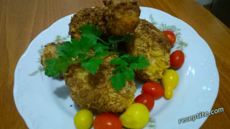 Снимки към Пилешки бутчета тип KFC