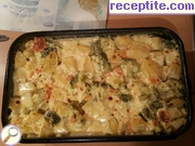 снимка 3 към рецепта Картофи с броколи със сметана и горчица