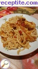 снимка 6 към рецепта Спагети с кайма и доматен сос на фурна