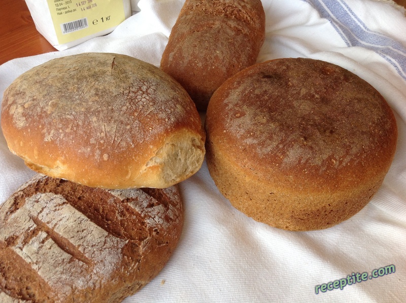 Снимки към Хляб със семена и закваска