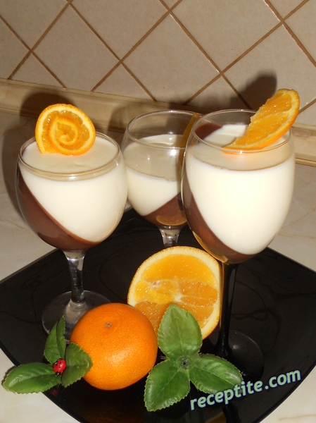 Снимки към Тъмен шоколад с портокалова панакота