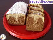 снимка 4 към рецепта Дунапренен кекс в два цвята
