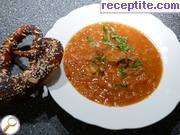 снимка 4 към рецепта Селска манджа с месо и лук