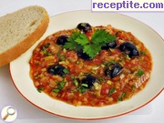 снимка 1 към рецепта Яхния от маслини с лук