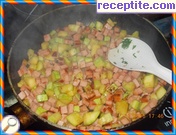 снимка 4 към рецепта Пълнени конкильони с гъби, шунка, тиквичка