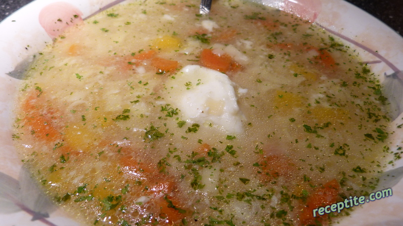 Снимки към Супа *Забулено яйце*