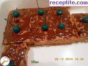 снимка 2 към рецепта Сладкиш с шоколад и плодове