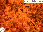 снимка 4 към рецепта Червен ориз с праз