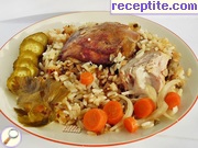 снимка 9 към рецепта Пилешко с бял ориз