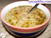 Празена супа с фиде