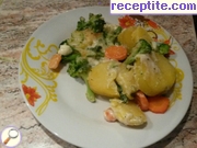 снимка 6 към рецепта Броколи (карфиол) с картофи на фурна