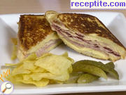 снимка 1 към рецепта Пържен двоен сандвич