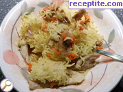 снимка 6 към рецепта Пиле с ориз на фурна