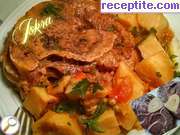 снимка 1 към рецепта Оссобуко - телешки джолан с картофи
