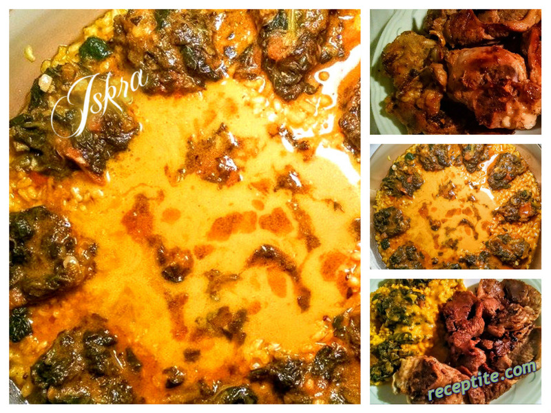 Снимки към Агнешки пържоли с ориз и къри сос