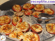 снимка 2 към рецепта Патладжани с моцарела и домати