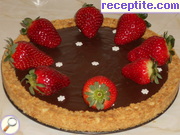 снимка 6 към рецепта Тарта с шоколад и ягоди