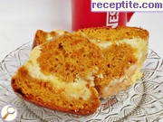 снимка 2 към рецепта Кекс с тиква и крема сирене