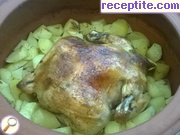 снимка 5 към рецепта Пролетно печено пиле в гювеч
