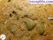 снимка 1 към рецепта Супа с тиквички и макарони