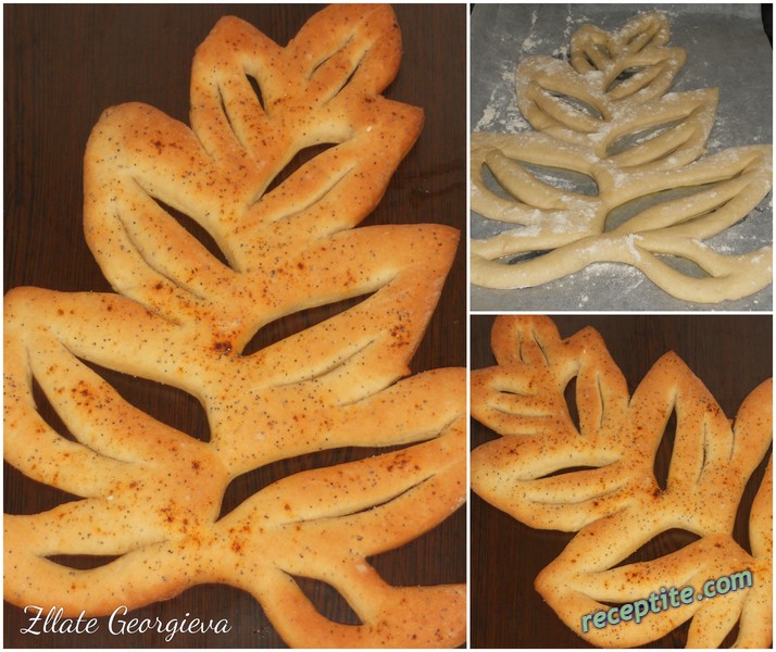 Снимки към Френски плосък хляб Фугас (Fougasse)