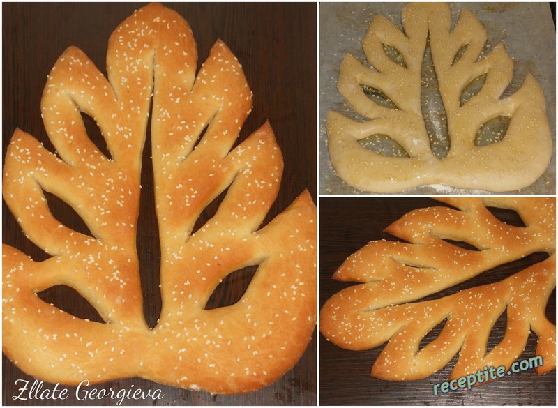 Снимки към Френски плосък хляб Фугас (Fougasse)