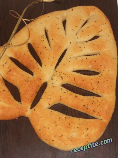 Снимки към Френски плосък хляб Фугас (Fougasse)