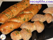 снимка 12 към рецепта Типови хлебчета - багети със семена