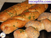 снимка 10 към рецепта Типови хлебчета - багети със семена