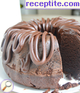 снимка 6 към рецепта Какаов кекс с шоколадов ганаш