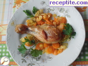 снимка 2 към рецепта Пиле в марината от грейпфрут