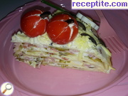 снимка 49 към рецепта Солена палачинкова торта
