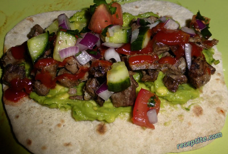 Снимки към Такос с език (Lengua tacos)